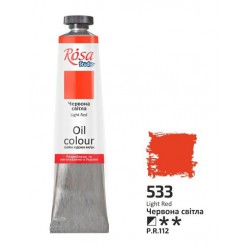 ROSA Studio - Červená světlá 60ml - Olejová barva